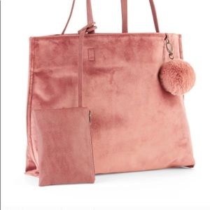 Mauve Velvet Tote